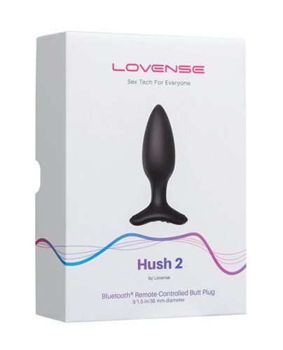 Lovense Hush 2 1.5\" Butt Plug - Black