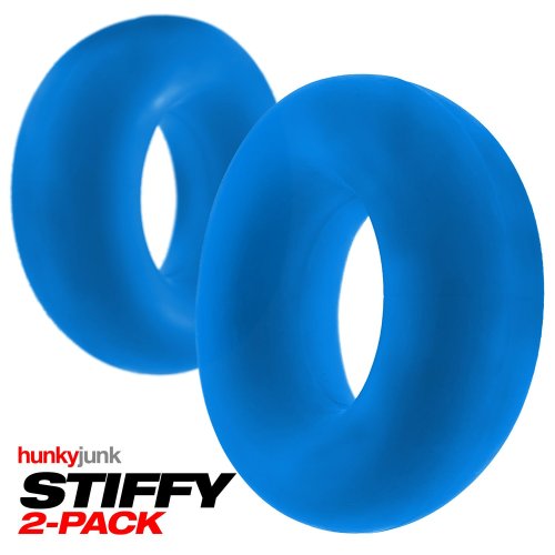 STIFFY 2-PACK C-RINGS TEAL ICE (NET)