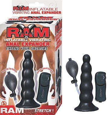 RAM INFLATABLE VIBRATING ANAL EXPANDER