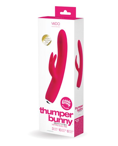 VeDO Thumper Bunny Rechargeable Dual Vibe - Pretty in Pink