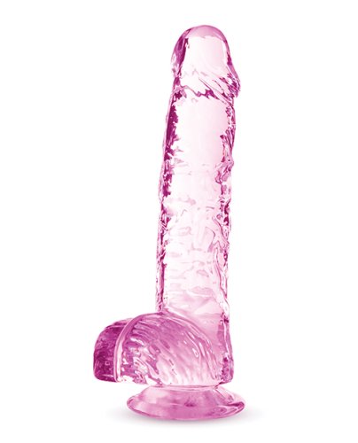 Blush Naturally Yours 6\" Crystalline Dildo - Rose