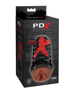 PDX Elite Air Tight Pussy Stroker - Brown