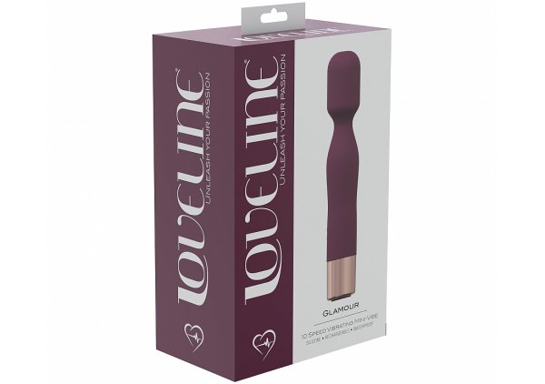 LOVELINE GLAMOUR MINI WAND BURGUNDY