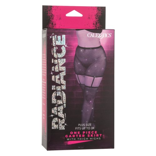 1pc Garter Skirt w Thigh Highs - Plus