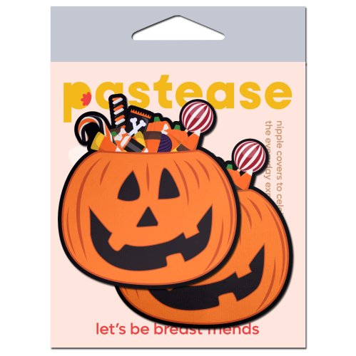 PASTEASE TRICK OR TREAT PUMPKIN W/ CANDY