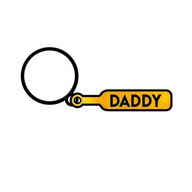 Daddy Paddle Keychain