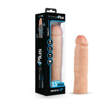 PERFORMANCE PLUS 2IN SILICONE PENIS XTENDER BEIGE