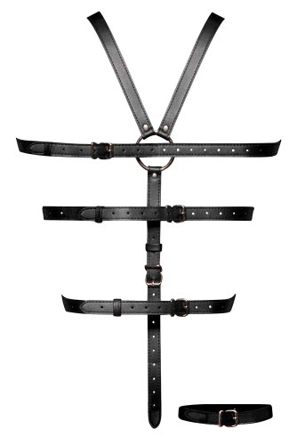 ELLONA TIE ME UP 1PC HARNESS SET BLACK O/S