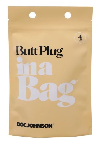 IN A BAG BUTT PLUG 4 BLACK \"