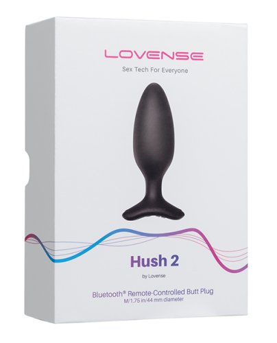Lovense Hush 2 1.75\" Butt Plug - Black