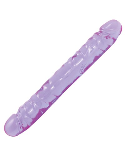 Crystal Jellies 12\" Jr. Double Dong - Purple