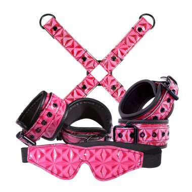 Sinful Bondage Kit - Vinyl Pink