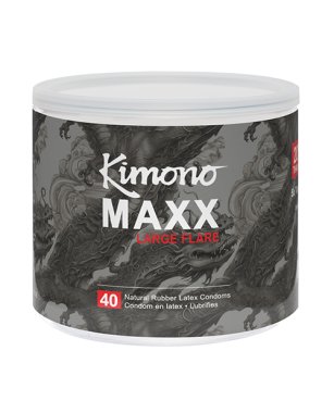 Kimono Maxx Large Flare Display Bowl - Assorted Colors Display of 40