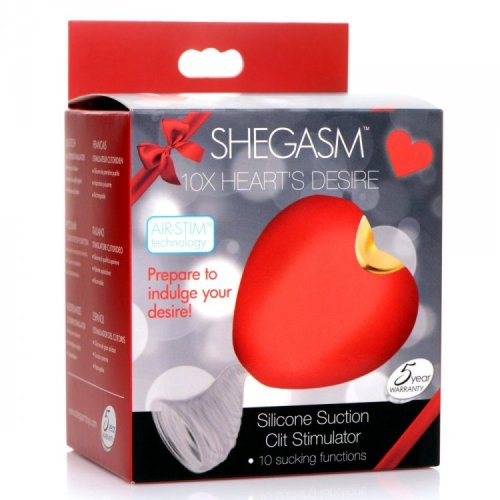 10X Hearts Desire Silicone Clit Suction*