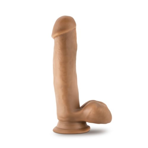 DR. SKIN DR. MARK 7IN DILDO W/ BALLS TAN