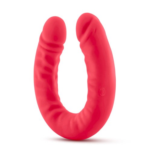 RUSE 18\" Silicone Double Dong - Cerise
