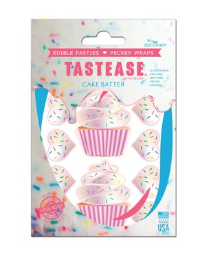 Pastease Tastease Edible Pasties & Pecker Wraps - Cupcake O/S