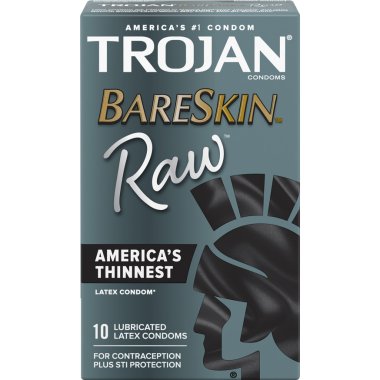 TROJAN BARESKIN RAW 10CT