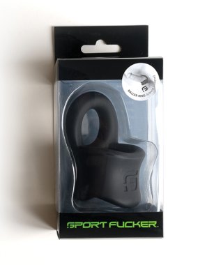 Sport Fucker Silicone Baller Ring - Black