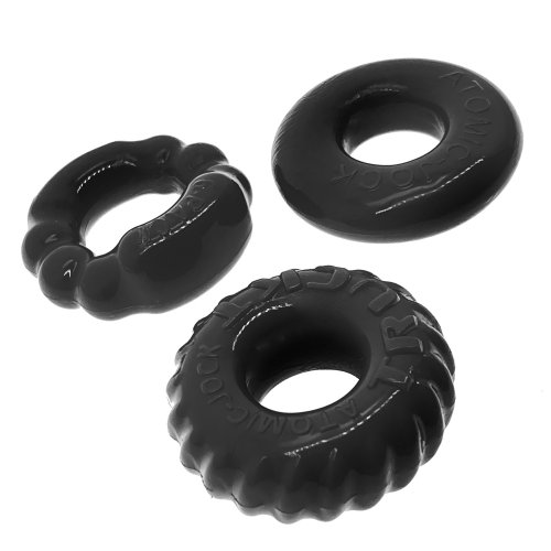 BONEMAKER 3-PACK C-RING BLACK (NET)