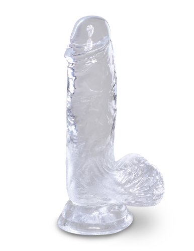 KING COCK CLEAR 5 IN COCK W/ BALLS