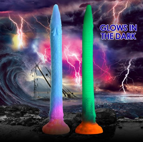 Makara Glow-In-Dark Silicone Snake Dildo