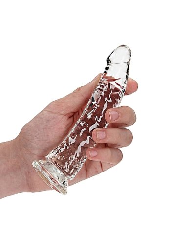 REALROCK SLIM DILDO 6IN TRANSPARENT