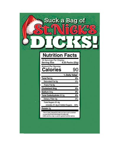 Suck a Bag of St. Nick\'s Dicks - 3 oz Bag