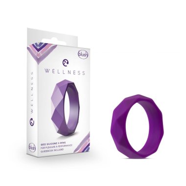 Wellness - Geo C Ring - Purple