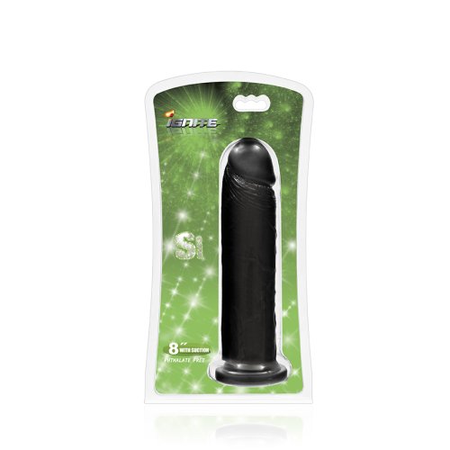 COCK 8IN BLACK W/SUCTION CUP