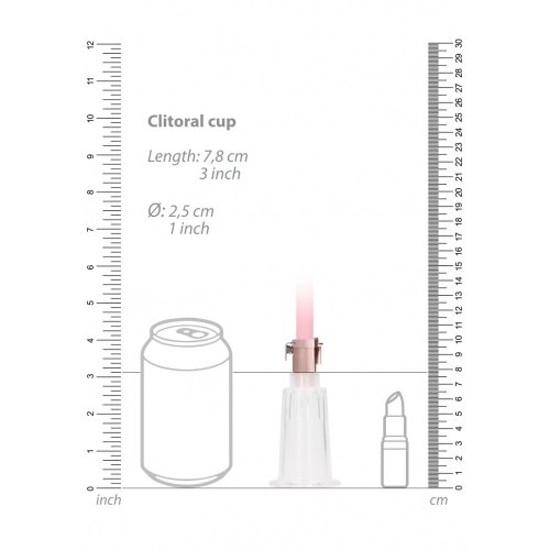 Pumped Clitoral & Nipple Pump Set Rose