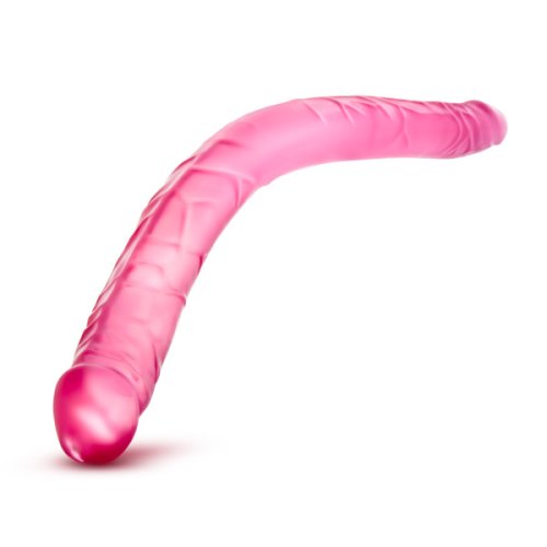 B YOURS 16 DOUBLE DILDO PINK \"