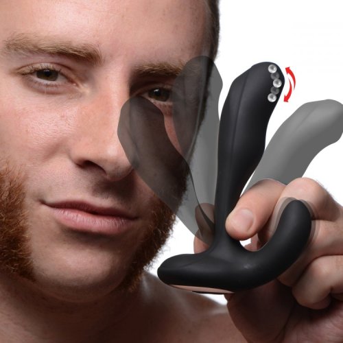 ALPHA-PRO 7X P-BENDER BENDABLE PROSTATE STIMULATOR W/ REMOTE CONTROL