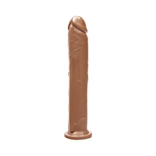 COCK W/SUCTION CARAMEL 10IN