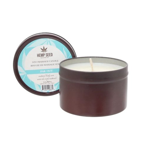 Hemp Seed 3-in-1 Massage Candle -Far Out
