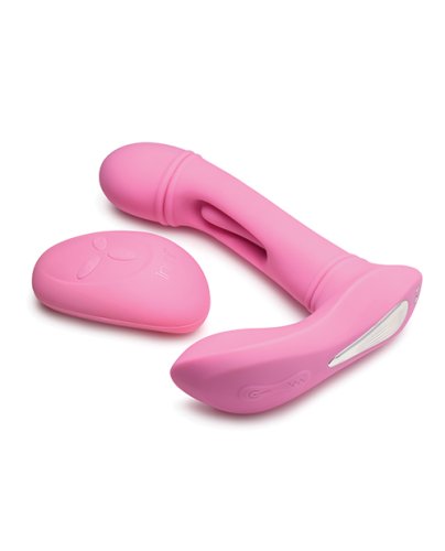 Inmi G-Flick Flicking G-Spot Vibrator w/Remote - Pink