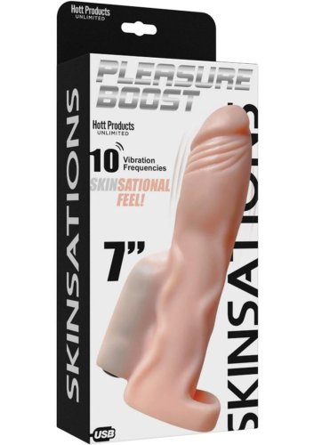 SKINSATIONS PLEASURE BOOST EXTREME VIBE COCK SLEEVE