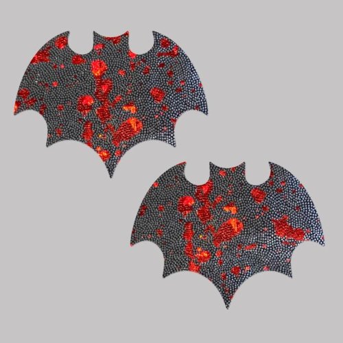 Splatter Holographic Bat PastieRed/Blk*