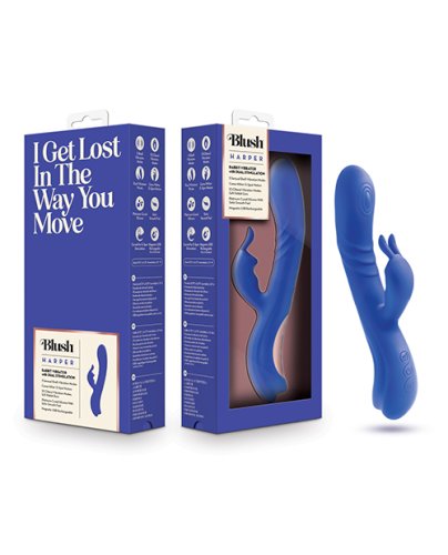 Blush Harper Rabbit Vibrator - Midnight