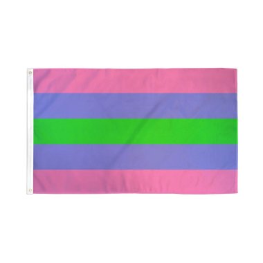 Trigender Flag 3'x5' Polyester