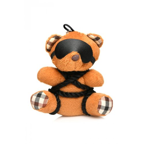 Rope Bondage Teddy Bear Keychain