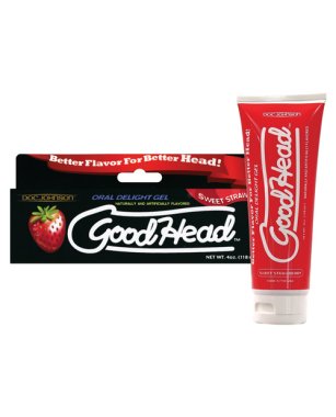 GoodHead Oral Gel - 4 oz Sweet Strawberry