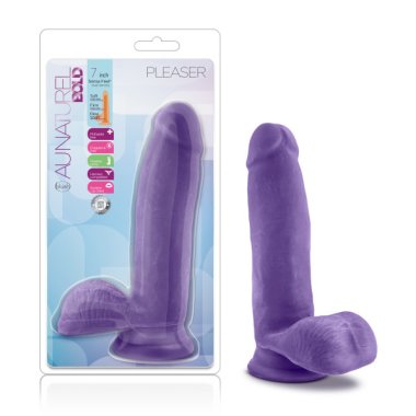 AU NATUREL BOLD PLEASER 7 IN DILDO PURPLE