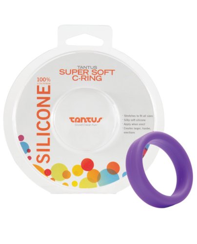 Tantus 1.5\" Supersoft C Ring - Lilac