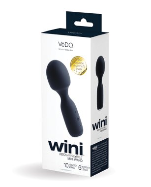 VeDO Wini Rechargeable Mini Wand - Just Black