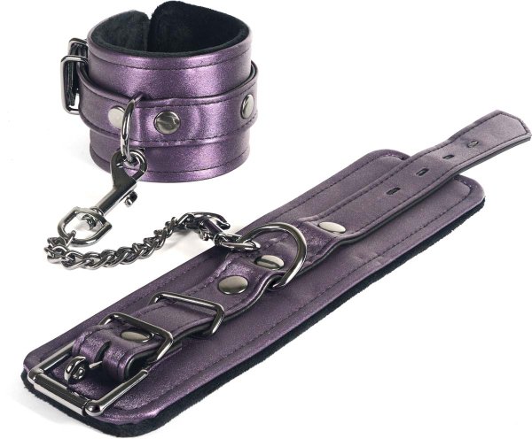 GALAXY LEGEND WRIST RESTRAINTS FAUX LEATHER PURPLE