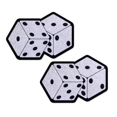 PASTEASE PAIR OF FUZZY DICE