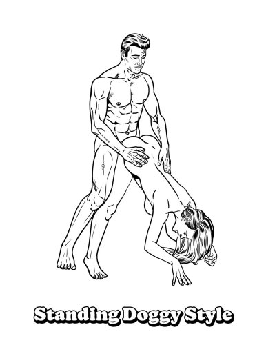 THE SEXIEST SEX POSITIONS COLORING BOOK (NET)