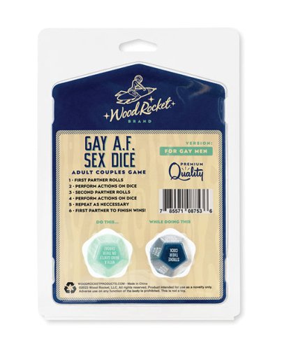 GAY AF GAY MEN SEX DICE (NET)