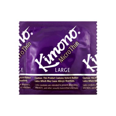 Kimono MicroThin Large Condoms - bulk